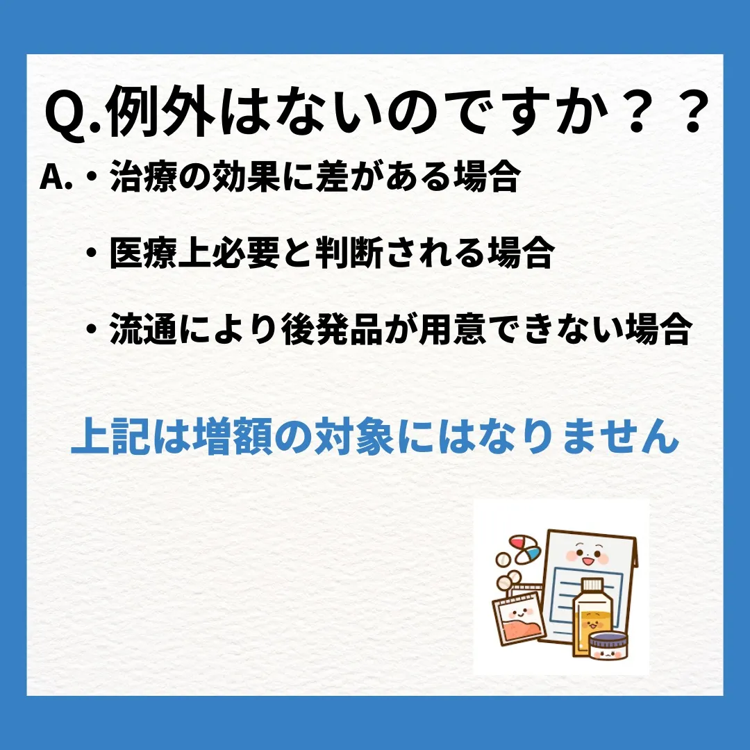 【10月から自己負担額が上がる薬について】